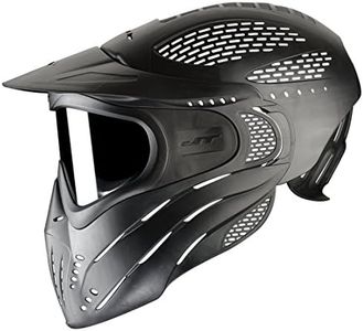 JT Premise Total Headshield Paintball Goggle Mask with Thermal Lens, Black