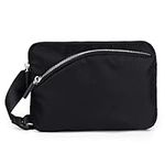 UTO Crossbody Bags for Women Water-Repellent Fashion Nylon Shoulder Purse 3 Zipper Pockets CA