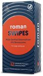 ROMAN Swipes | Fast-Acting, Convenient, Over-The-Counter Wipes Increase Stamina, Formulated with 4% Benzocaine, Features Discreet Packaging | 12-Pack