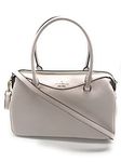 Kate Spade New York Mimi Leather Satchel, Parchment, Large