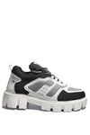 Hexy Chunky Sneakers for Men |Trendy Casual Shoes| Memory Foam Sneaker (White,Grey, 9)