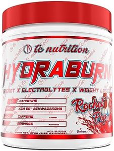 HydraBurn - Thermogenic Fat Burner for Women & Men | Energy Enhancing Weight Loss Aid | Decrease Appetite, Improve Mood & Focus | Electrolytes, KSM-66 Ashwagandha, L-Carnitine, Garcinia, Green Tea Extract | 30 Servings (Rocket Pop)