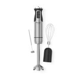 Mueller Austria Ultra-Stick 500 Watt 9-Speed Immersion Multi-Purpose Hand Blender Heavy Duty Copper Motor Brushed 304 Stainless Steel With Whisk, Milk Frother Attachments