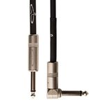 PRS Guitars Instrument Cable, Classic, Right Angle & Straight Plugs - 10ft, Black (100128:003:003:002)