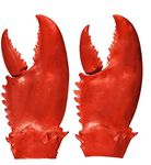 Halloween Costume Funny Lobster Crab Claws Gloves Hands Weapon Props Halloween Cosplay Costume Party Fancy Dress up Ragged Claws Christmas Festival Props Lobster Hands Pincers Gloves Red, Red, Large