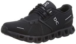 ON Men's Cloud 5 Sneakers, Ruby Rust, All Black, 10.5