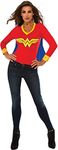 Rubie's Costume Co Women's DC Superheroes Wonder Woman Sporty Tee, Multi, Medium