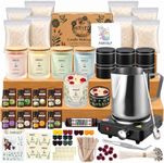 FAIRYELF Soy Candle Making Kit for Adults & Hot Plate, DIY Starter Supplies