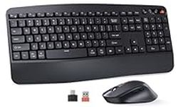 Wireless Keyboard and Mouse, MEETIO