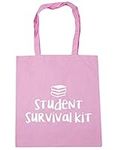 Hippowarehouse Student survival kit Tote Shopping Gym Beach Bag 42cm x38cm, 10 litres