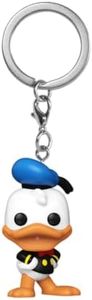 Funko POP! Keychain: Donald Duck 90th - Donald Duck - (1938) - Mini Figura in Vinile da Collezione Novità Portachiavi - Riempitivi per Calze - Idea Regalo - Merchandising Ufficiale - TV Fans
