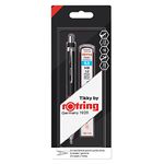 rOtring Tikky Colour-Coded Mechanical Pencil Set | 0.5 mm | with 12 Lead Refills & Eraser