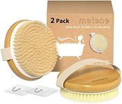 Metene 2 Pack Bamboo Dry Body Brush