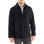 alpine swiss Wyatt Mens Classic Barn Coat Black 2XL