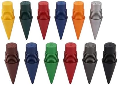 everpen Pencil, Forever Pencil, Metal Alloy Writing Instrument, That Never Needs Sharpening, Reusable Metal Inkless Pencils, Ideal for Writing & Drawing (12 Colored Pen Tips)
