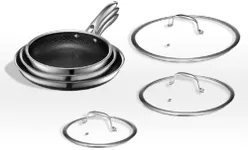 HexClad Hybrid Nonstick 6-Piece Fry