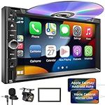 Double Din Car Stereo with CD/DVD P