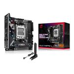 ASUS ROG Strix B850-I Gaming WiFi AMD Mini-ITX motherboard, 10+2+1 power stages, DDR5 slots, two M.2 slots, PCIe 5.0, WiFi 7, USB 20Gbps Type-C, and Aura Sync RGB