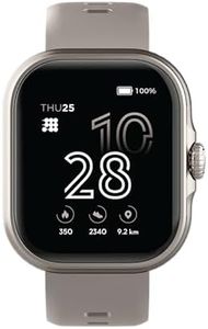 Cubitt Viva Smartwatch/Fitness Tracker with 1.84" Touch AMOLED Screen, Bluetooth Calling, 60+ Sports, Blood Oxygen, Heart Rate, Stress and Sleep Monitor, Waterproof, Step Counter