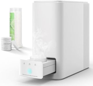 CRILEAL Hot Towel Dispenser & Face Hot Towel Warmers for Bathroom, 55°C (131°F) Smart Machine Instant 5s Heating Pop-Out Drawer with 20 Disposable Face Drying Towels for Skin Care