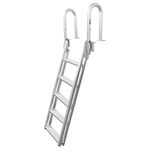 Extreme Max 3005.4239 Slanted Flip-Up Dock Ladder - 5-Step