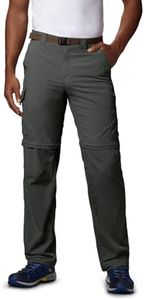 Columbia Mens Silver Ridge Convertible Pant, Gravel, 34