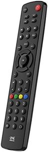 One for All URC1240 Contour Universal 4 in 1 Remote Control, Black