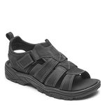 Rockport Men's Springboro Rocklake Fisherman Sandal, Black, 8.5 UK