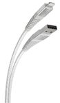 SCOSCHE HDI310WT Strikeline MFI Certified Lightning Charge & Sync Heavy Duty Cable 10-ft. White