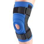 OTC Knee Stabilizer, Spiral Stays, Neoprene, Blue, Large