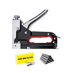 HETVIN 3 in 1 Shooting Nailer Stapler Gun Heavy Duty Staple Gun Tacker with 1000 Staple Pins, Furniture Woodworking Stapler Tools, Nail Stapler Machine (Multicolor)