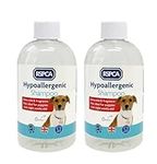 RSPCA 2 x 500ml Hypoallergenic dog shampoo - Safe for all dogs and puppies over 8 weeks old, Clear