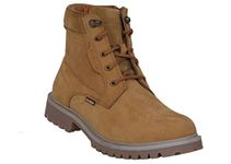 Woodland Men's Camel Leather Trekking Boots - (10 UK)