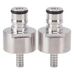 2 Pack Stainless Steel Carbonation, Pressure Bottle Filling Ball Lock Keg Post Carbonator CO2 Easy Installation Soda Carbonation Connector for Cleaning Beer