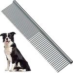 Pet Steel comb, Pet Grooming Tool for Dog 7 1/2"