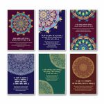 ArtinKart Combo Set of 6 Sanskrit Mantra Theme Motivational Wall Posters | Positive Inspirational Mantras Quotes for Home Office (12x18 inches, Multicolor, 6 Prints Set, Unframed)