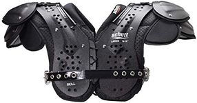 Schutt Varsity Flex 4.0 Shoulder Pads, Skill, Football, Black, X-Large