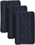 Chanie Women Pack of 3 Soft Comfortable 5 Hooks Bra Extender,2.3"x 3.7"