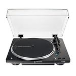 Audio-Technica AT-LP70XBT Fully Automatic Wireless Belt-Drive Turntable (Black/Silver)