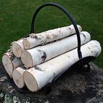 Wilson Enterprises Decorative White Birch Log Set for Fireplace, 17-18 inches