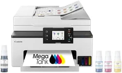 Canon Megatank GX2020 All-in-One Wireless Supertank [Megatank] Printer | Print, Copy and Scan| Mobile Printing |2.7" LCD Color Touchscreen | Auto Document Feeder and Auto Duplex Printing