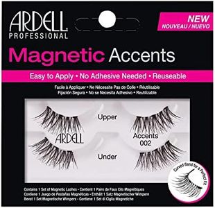 Ardell Magnetic Accent Lashes, 002 Black, (1 pack)