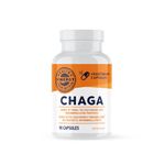 Vimergy Chaga Mushroom Capsules, 30 Servings – Real Mushroom Herbal Supplement - Source of fungal polysaccharides with Immunomodulating properties - Kosher, Non-GMO, Gluten-Free, Vegan, Paleo - 100% Pure Chaga with Zero Fillers (90 Count)