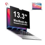 ZingUp Magnetic Privacy Screen Protector Guard for MacBook Air 13.3 Inch (2018-202), Removable Anti Spy Blue Light Glare Shield Film Laptop Privacy Filter for Apple Mac Air 13.3" (A1932,A2179,A2337) -1 Park