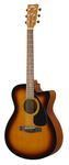 Yamaha FS80C Acoustic Guitar – Right-Handed, Tobacco Brown Sunburst, 6 Steel Strings, Spruce Body, Rosewood Fretboard, Rich Tone, Durable & Comfortable Playability