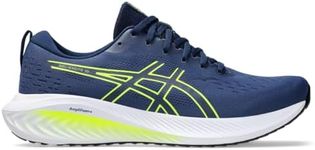 ASICS Men's Gel-Excite 10 4E Running Shoes, 9.5, Blue Expanse/Safety Yellow