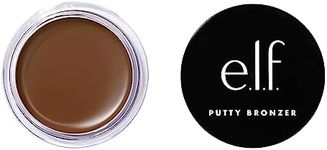 e.l.f. Putty Bronzer, Creamy & Highly Pigmented Formula, Creates a Long-Lasting Bronzed Glow, Infused with Argan Oil & Vitamin E, Sun Kissed, 0.35 Oz (10g)