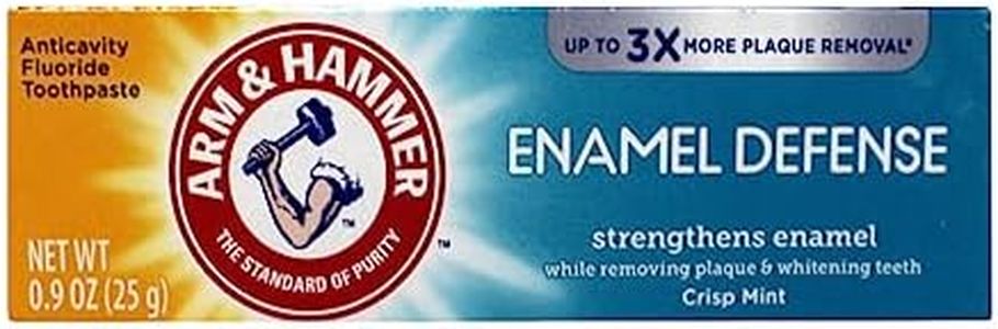 Arm & Hammer Truly Radiant Bright & Strong Whitening Toothpaste .9 Oz Travel Size (Pack of 6)