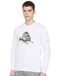 Columbia Mens Sun Trek Graphic Long Sleeve T-Shirt, White, Winter Fanatic, S