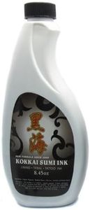 Kokkai Sumi Tattoo Black Lining Tribal Shading Ink 16-oz -Tattoo Supplies-